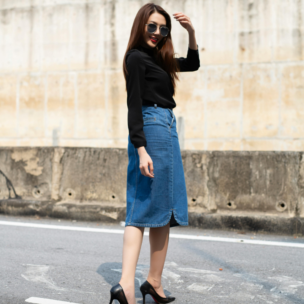 Denim Skirts Making a Comeback