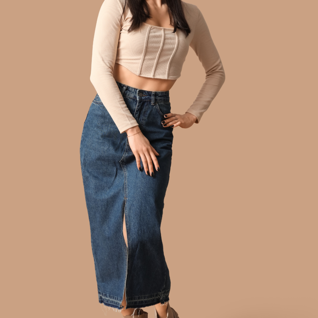 Denim Skirts Making a Comeback